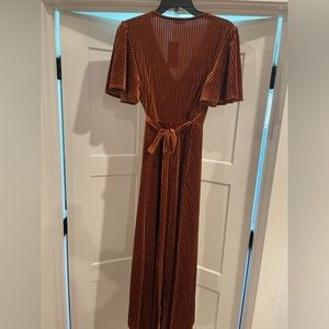 Bronzeish Wrap Dress